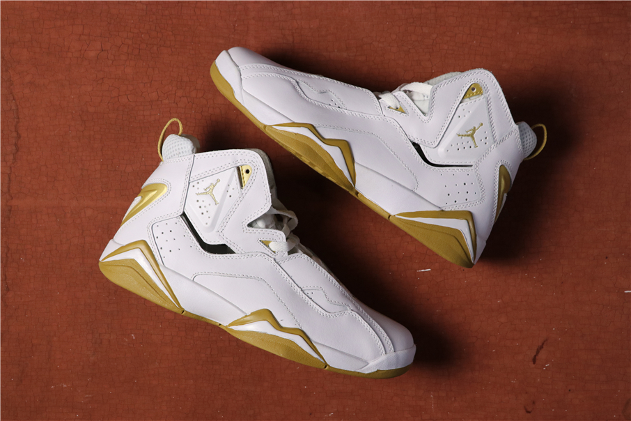 2020 Air Jordan 7.5 White Yellow - Click Image to Close